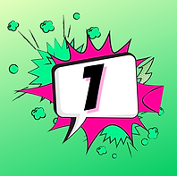 Comic book image with number 1