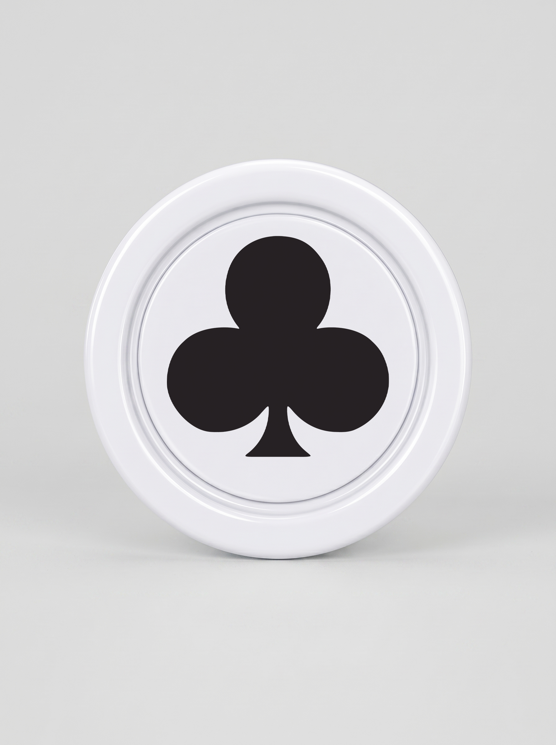 Card Player - Clubs - Phone Stand