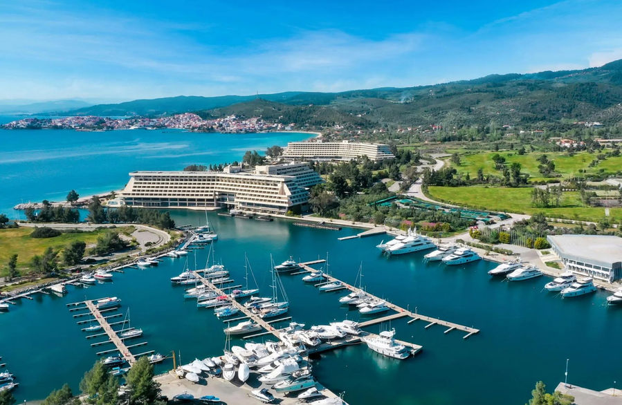 Porto Carras Grand Resort Marina, view of the marina