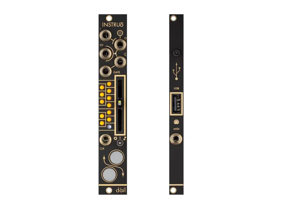 Instruo Dàil Quantizer + MIDI-CV Converter front panel