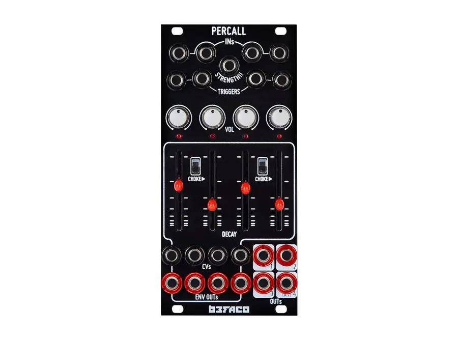 Befaco Percall front panel
