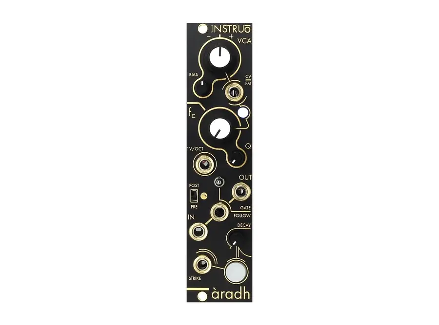 Instruo àradh Low Pass Filter front panel