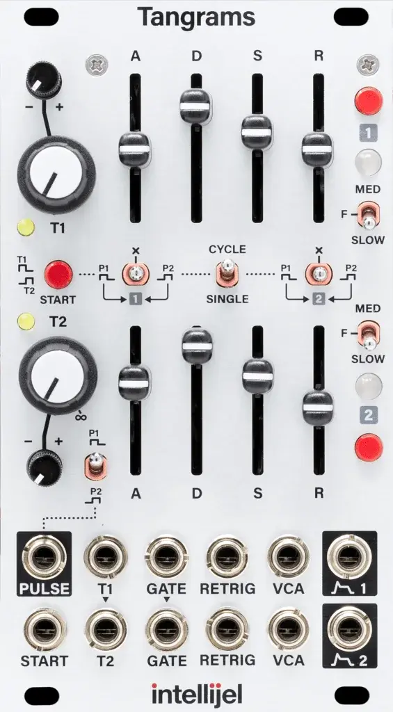 Intellijel Tangrams front panel
