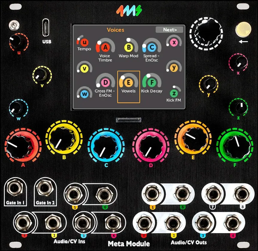 4ms Company MetaModule front panel