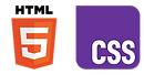html 5 and css logos