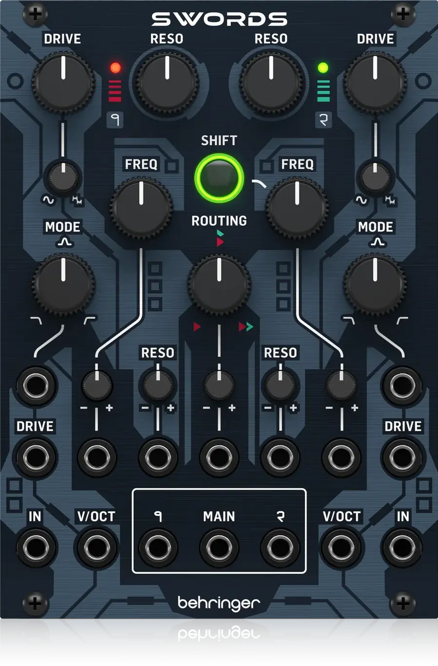 Behringer SWORDS front panel