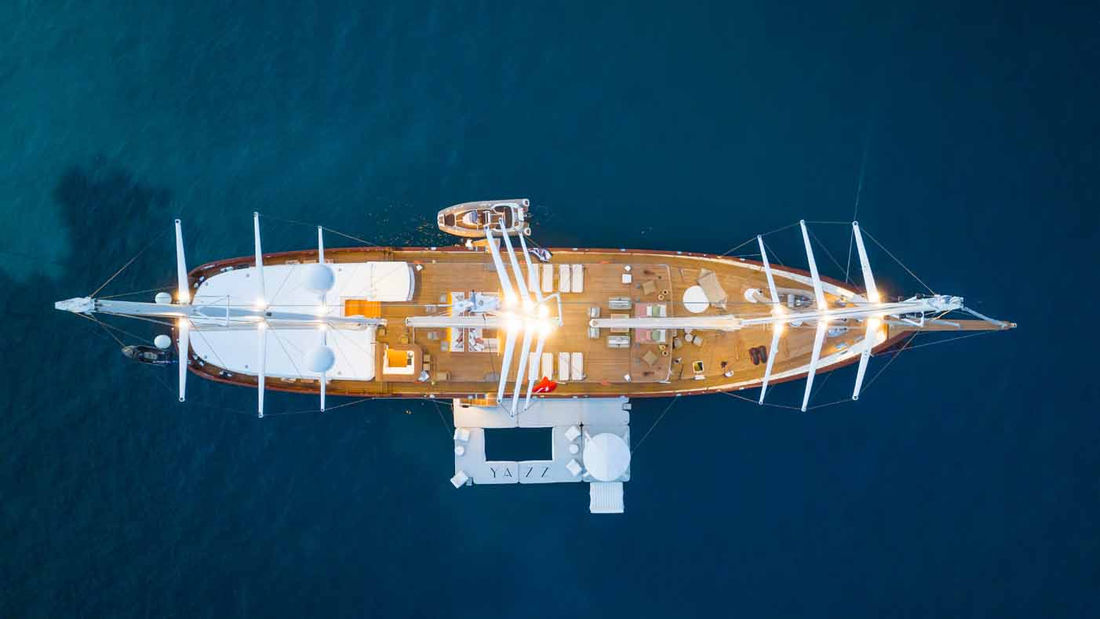 Yazz, 184 ft sailing yacht, photo 2 of 4