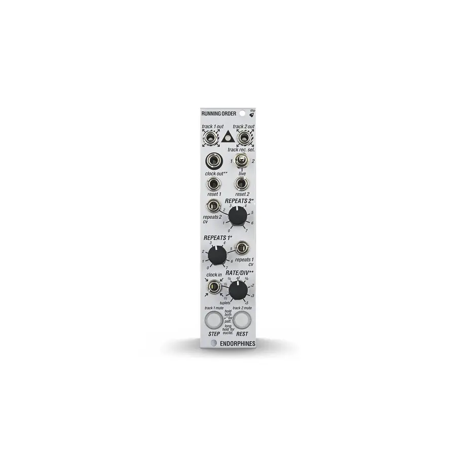 Endorphin.es RUNNING ORDER front panel