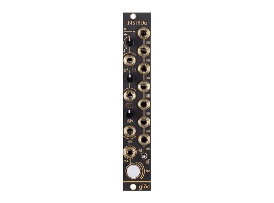 Instruo Glōc Clock Generator + Processor front panel