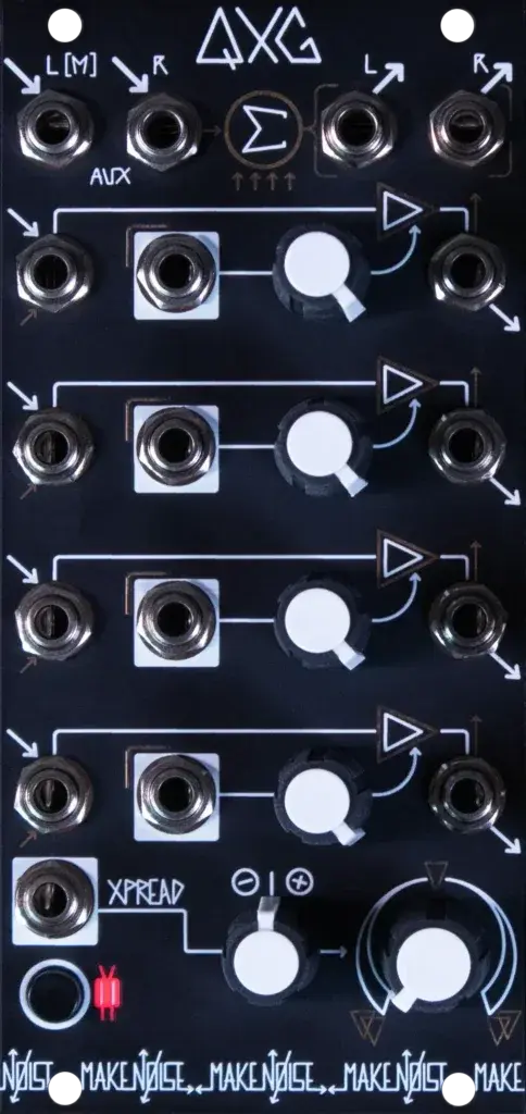 Make Noise QXG front panel