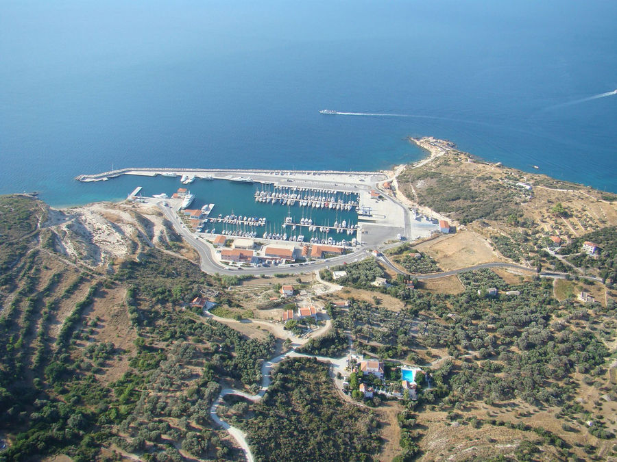 Samos Marina (Pythagorio), view of the marina