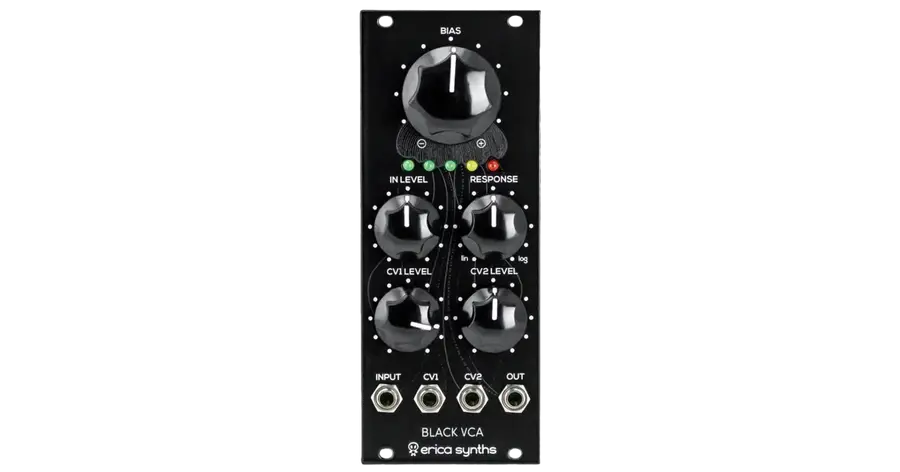 Erica Synths Black VCA V2 front panel