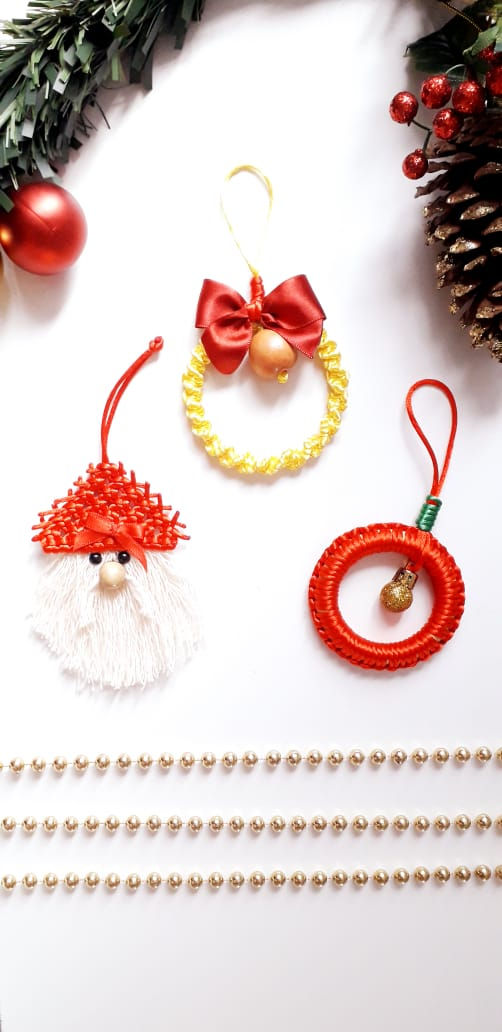 Miniatura: Argola de Natal - Amoreco