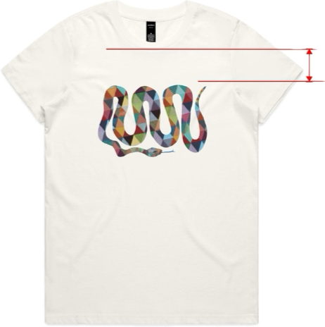 Thumbnail: Snakeface tee natural