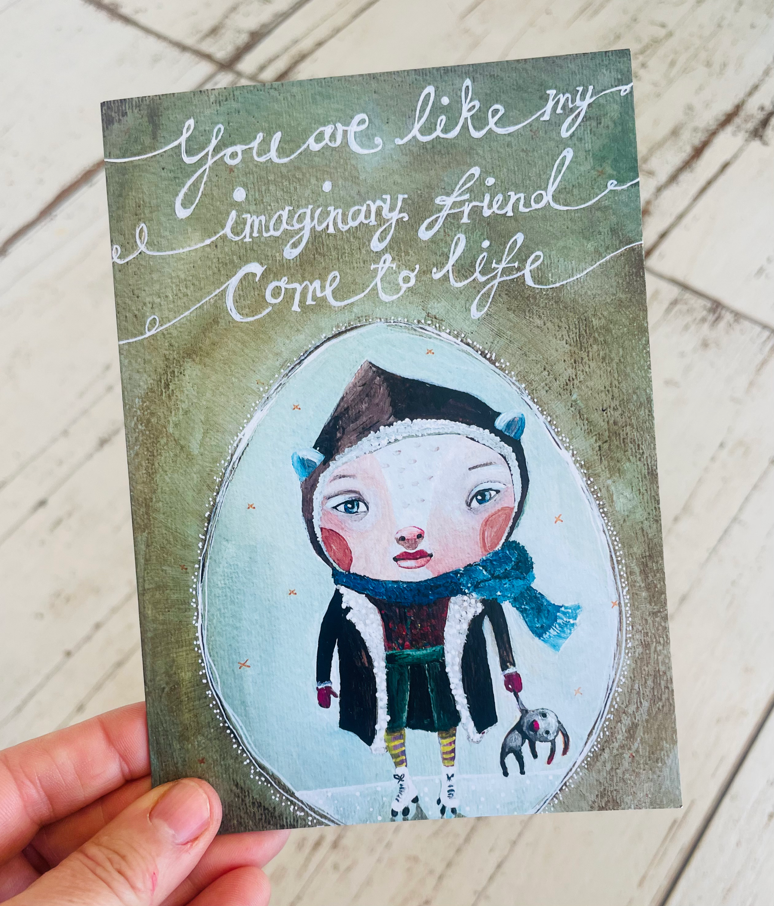 Imaginary Friend Greetings Card