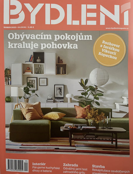 Reportáž časopisu BYDLENÍ