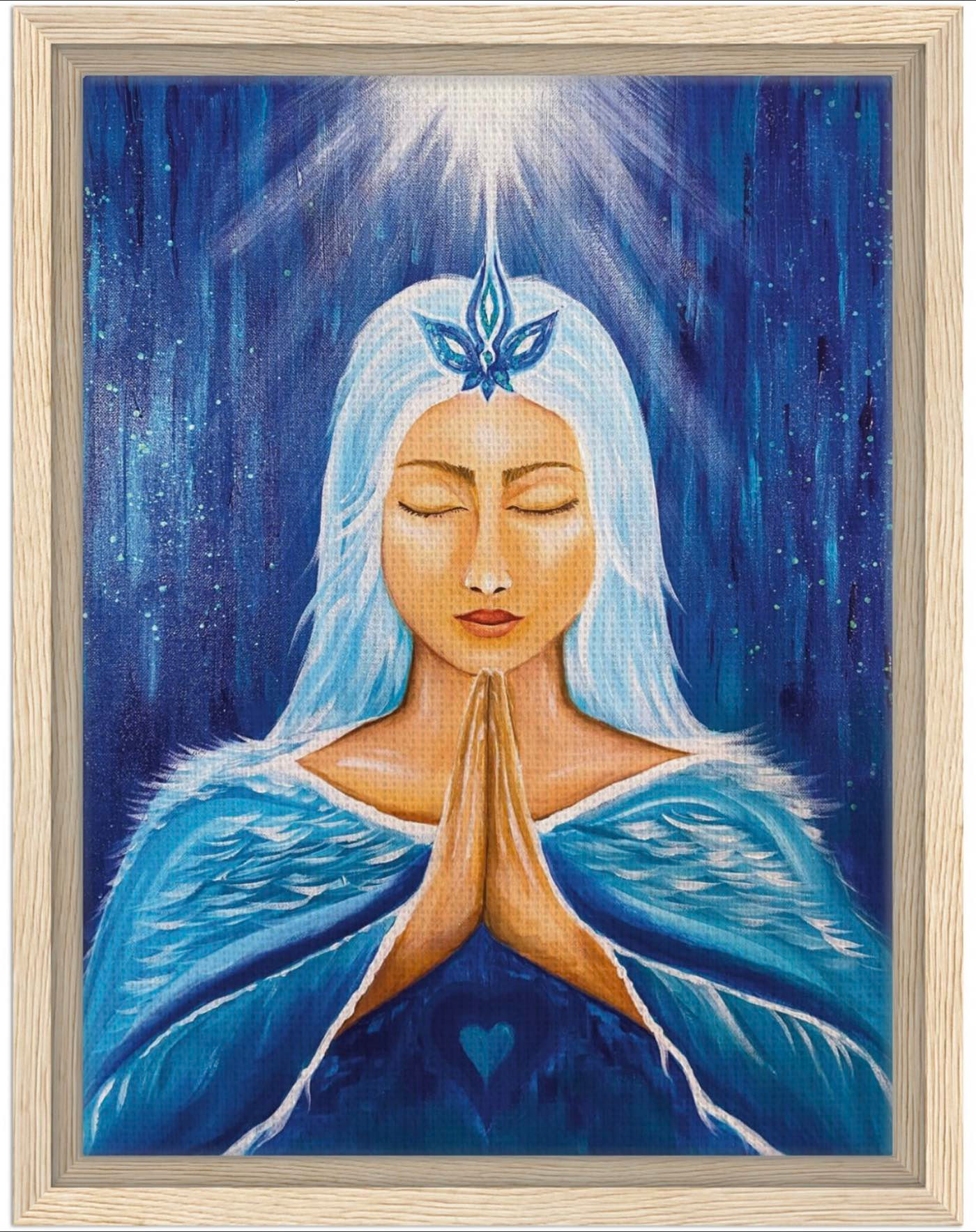 Reproduction toile "Infusion d'amour universel" 30 x 40 cm