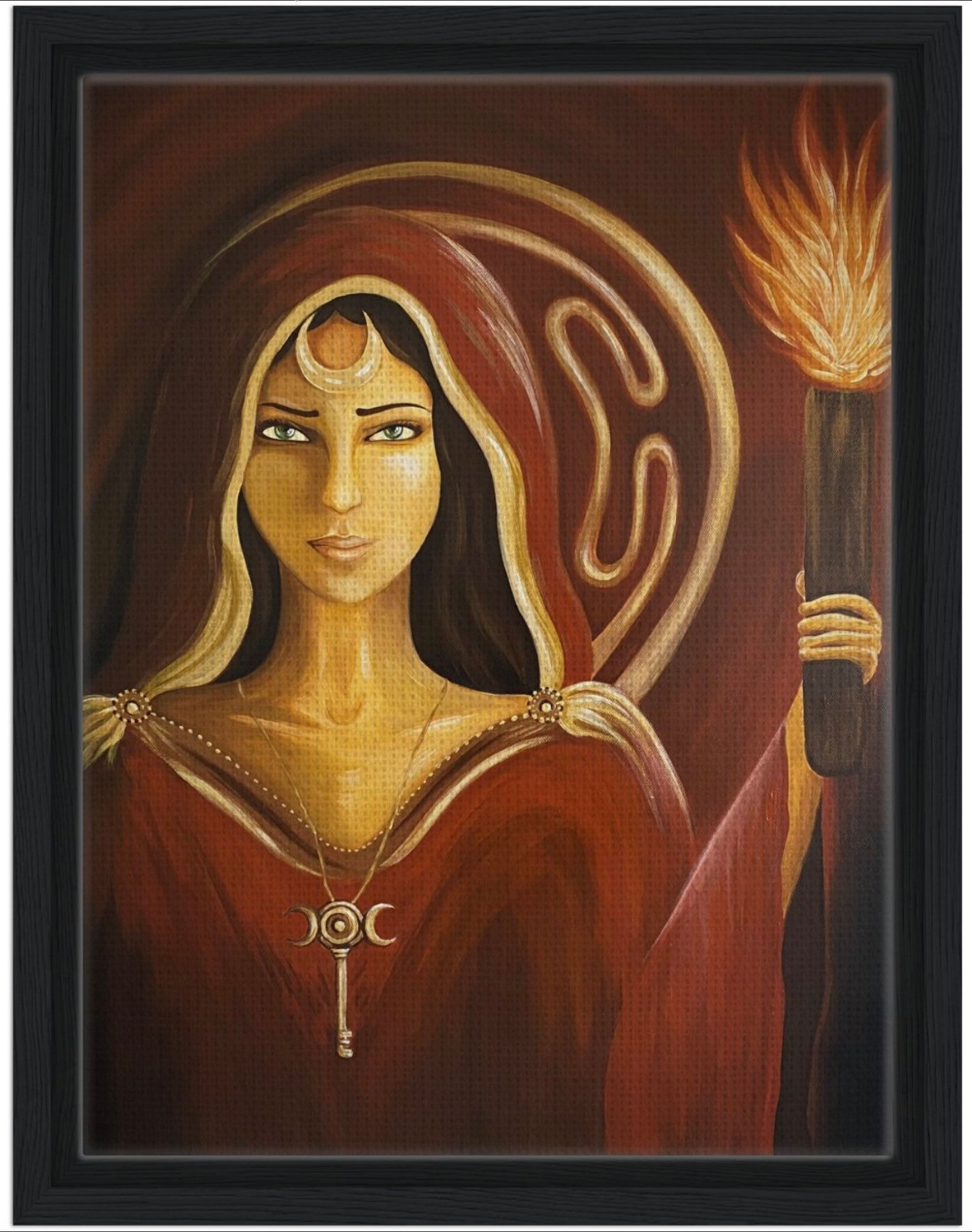 Reproduction toile "Hécate" 30 x 40 cm
