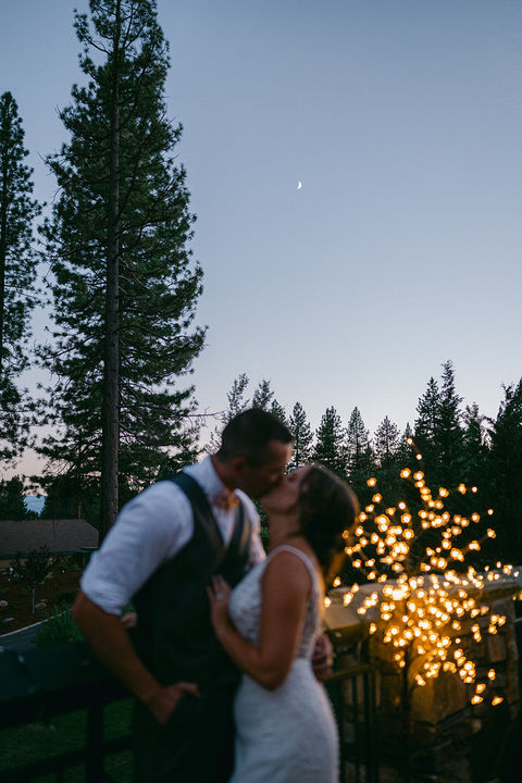 Summer Lake Tahoe wedding in Incline Village at The Chateau