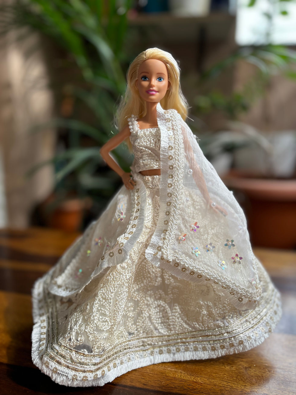 Thumbnail: White Lehanga.