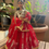 Thumbnail: Red and Gold Festive Lehenga. 