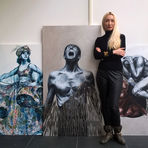 Kateryna Bortsova took part in GLO'ART residence (Belgium)