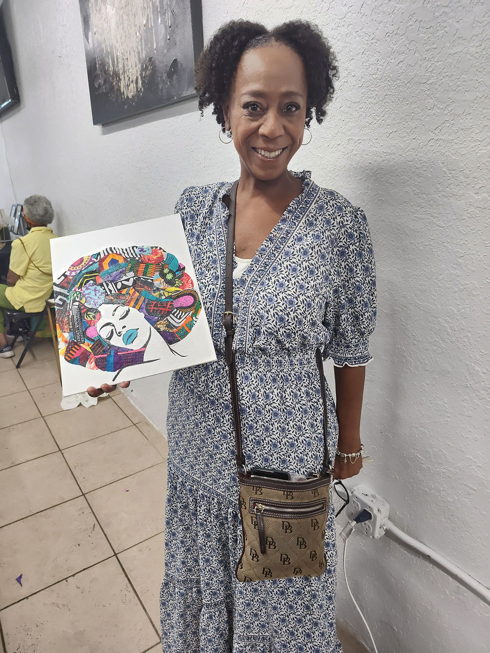 Afro wall art