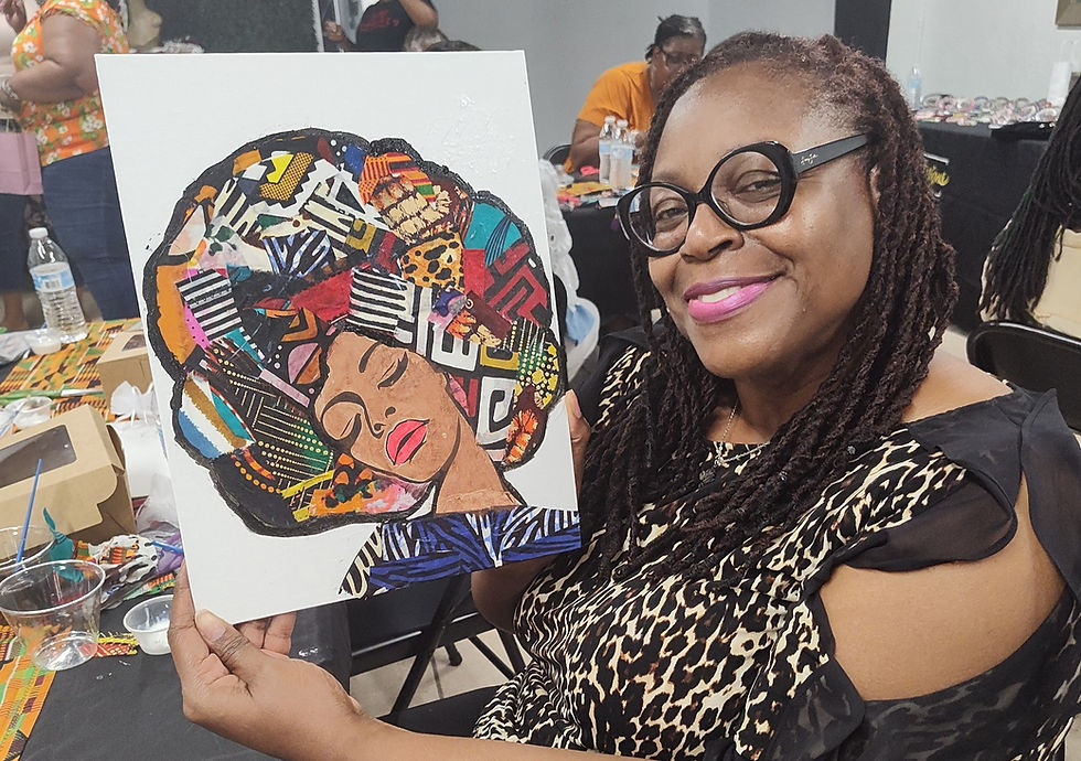 Thumbnail: "Afro" wall art