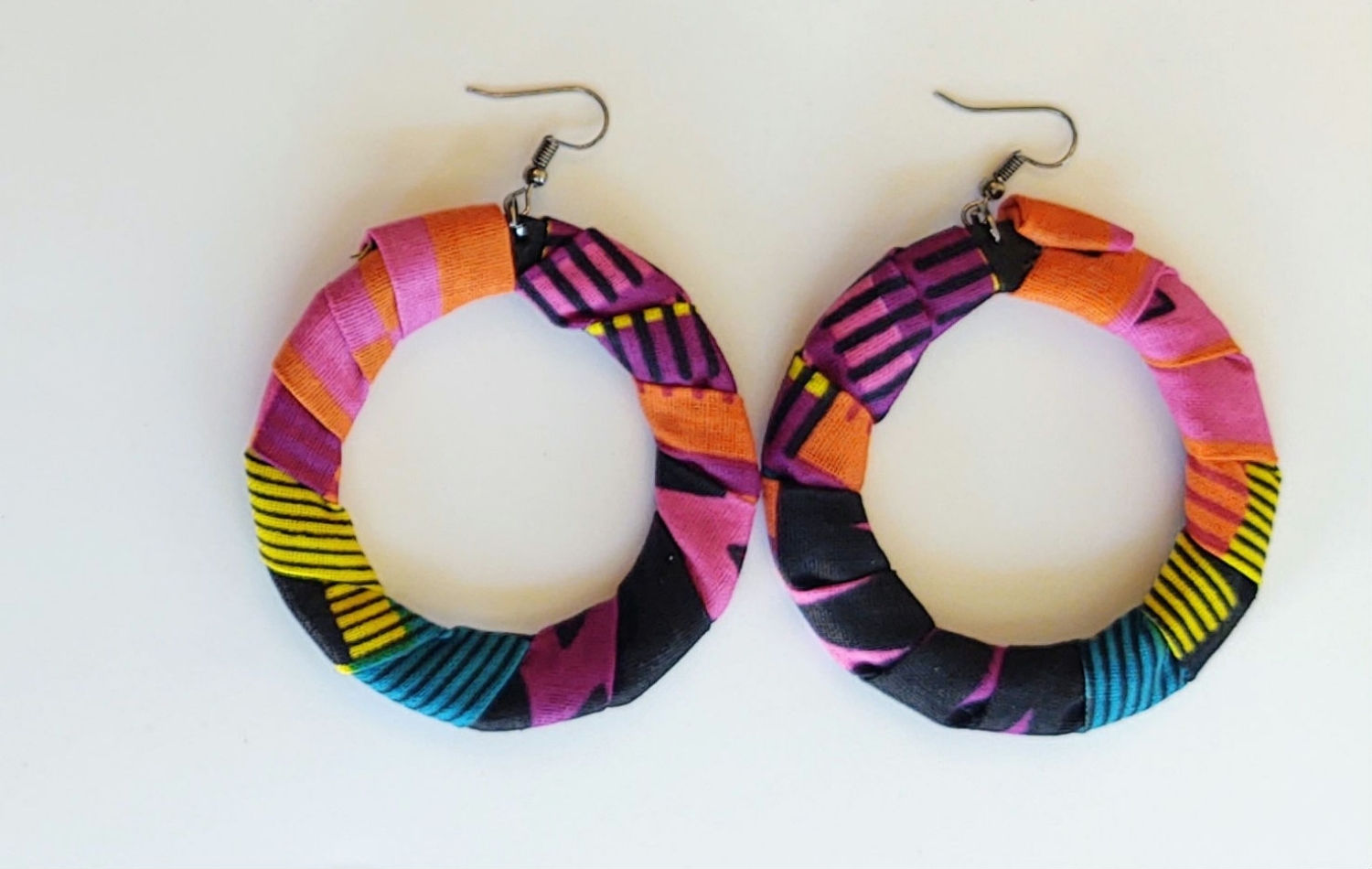 Purple Kente Hoop