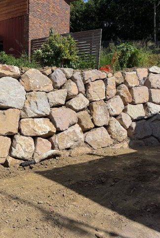 Random Sandstone Wall