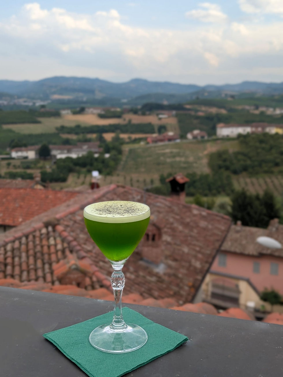 Cocktail Pretty Woman con vista sulle Langhe