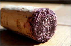 Tartrate Crystals in Red Wine