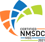 Certified NMSDC MBE logo, Webco Construction company