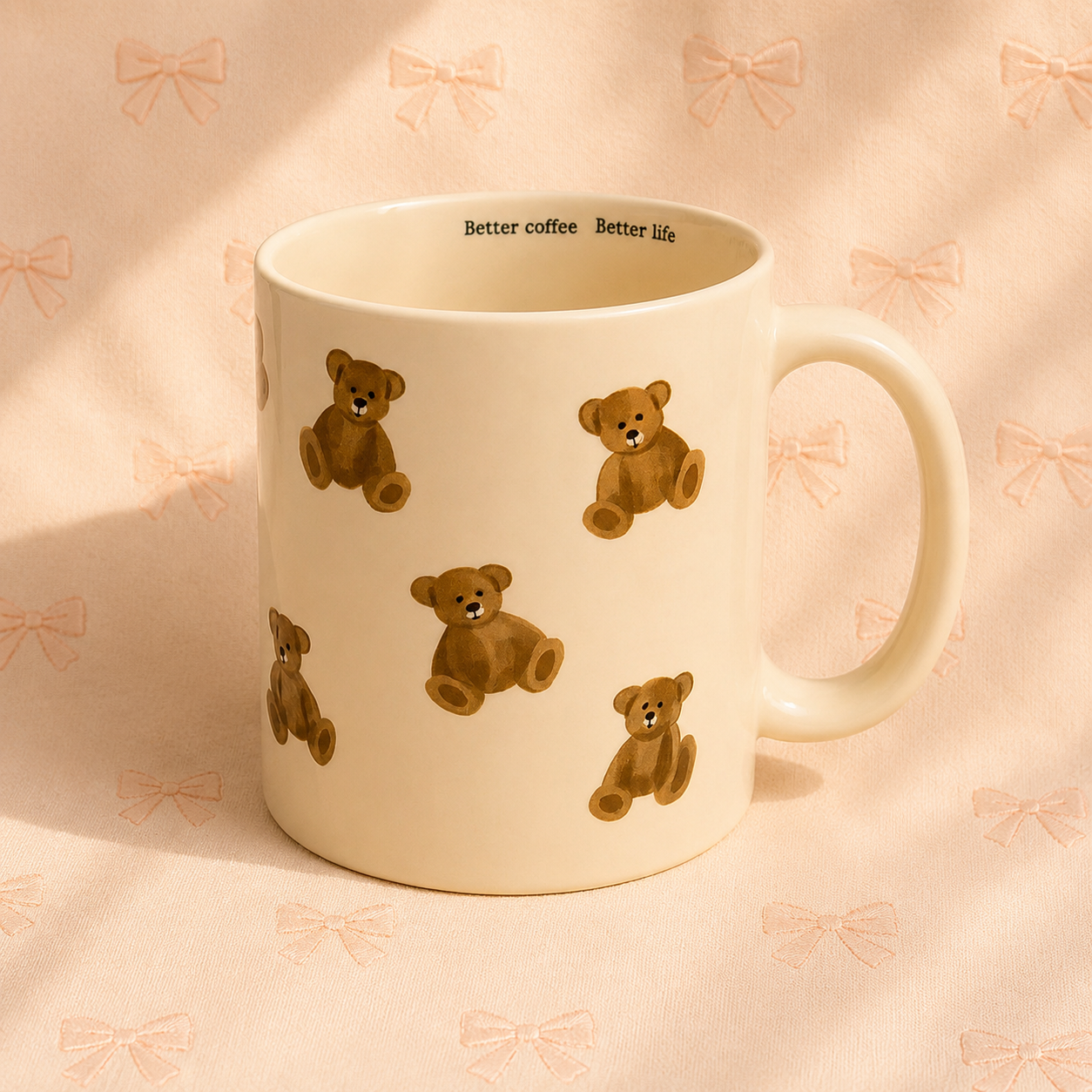 Teddy the coffe cup