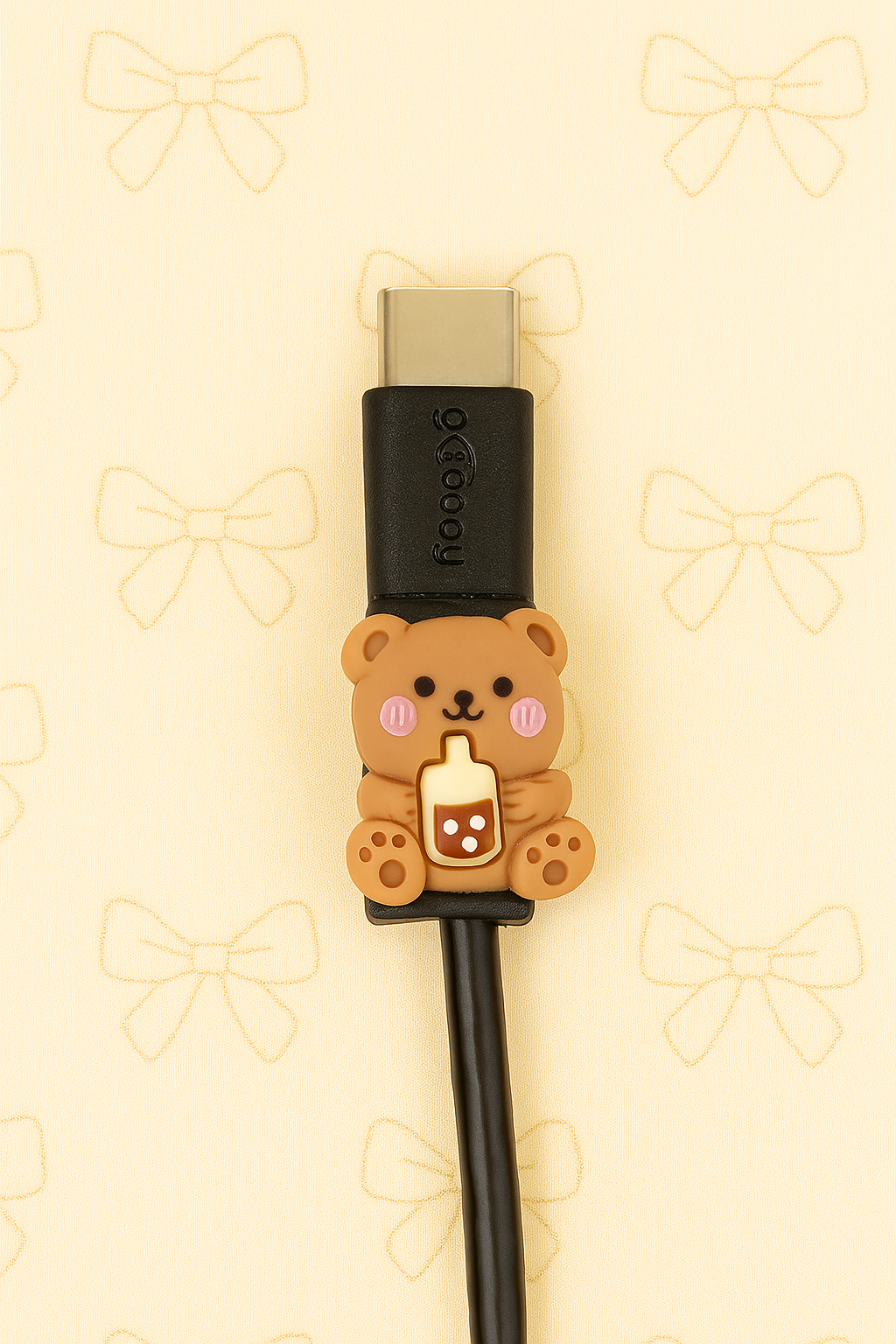 Kabelskydd – Choco Boba Bear