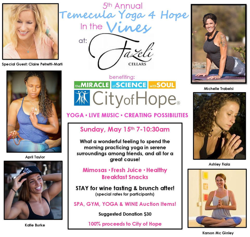 Michelle Trabelsi | Temecula Yoga 4 Hope in the Vines