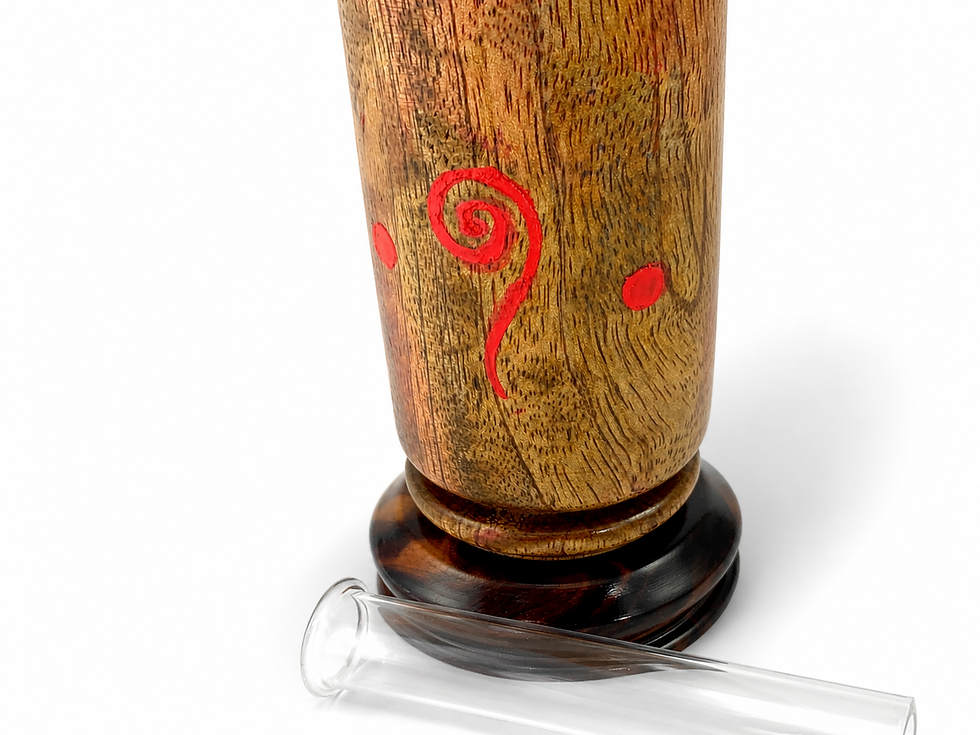 Thumbnail: Mango Wood and Kingwood Bud Vase
