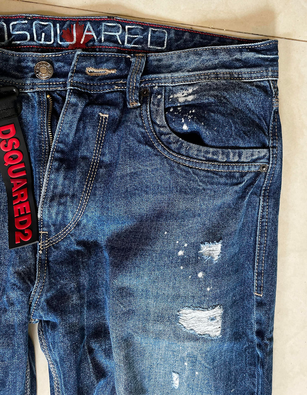 Thumbnail: Dsquared distress Jeans W 34