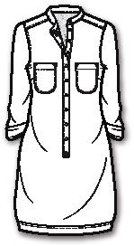 Thumbnail: Fashion Flats – Women Shirt Dress. Series -01