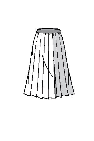 थंबनेल: Fashion Flats – Women Skirt -04