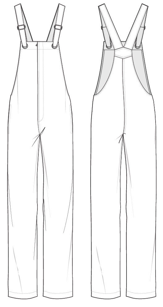 थंबनेल: Fashion Flats – Women Dungarees. Series -01