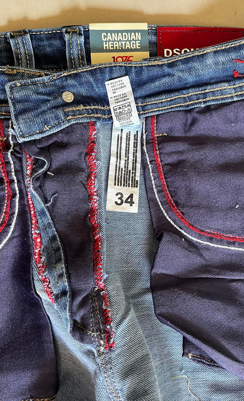 Thumbnail: Dsquared distress Jeans W 34