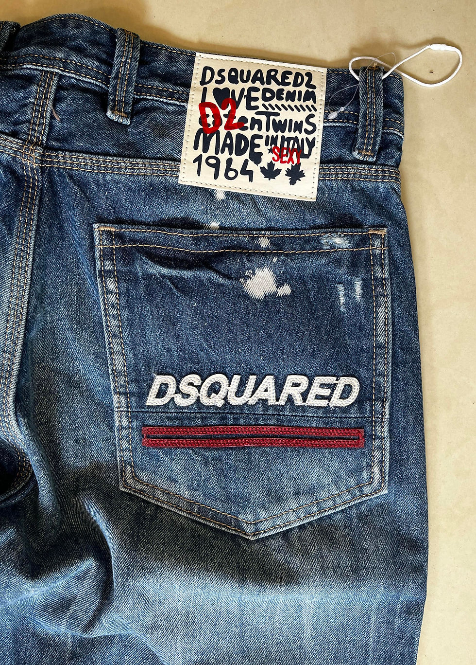 Thumbnail: Dsquared distress Jeans W 34