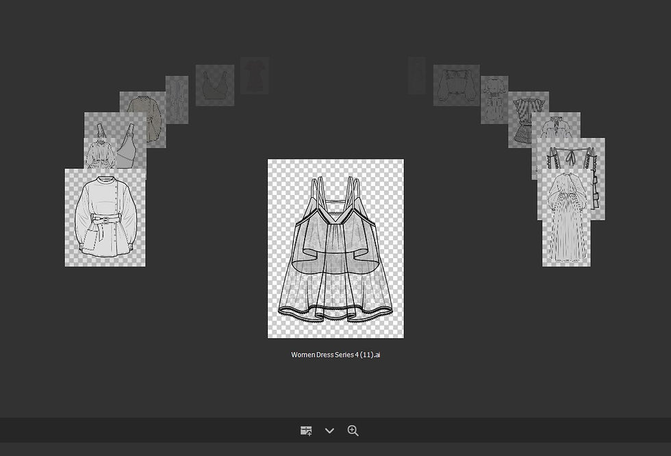 थंबनेल: Fashion Flats – Women Dresses, Blouses and Shirt. Series -04