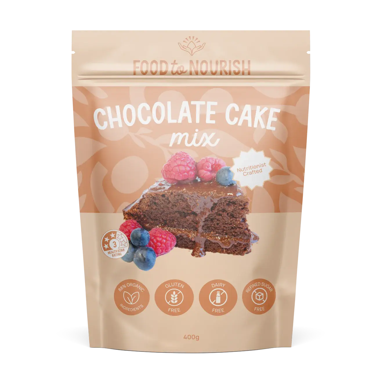 FOODS TO NOURISH- Chocolate Cake Mix 400g