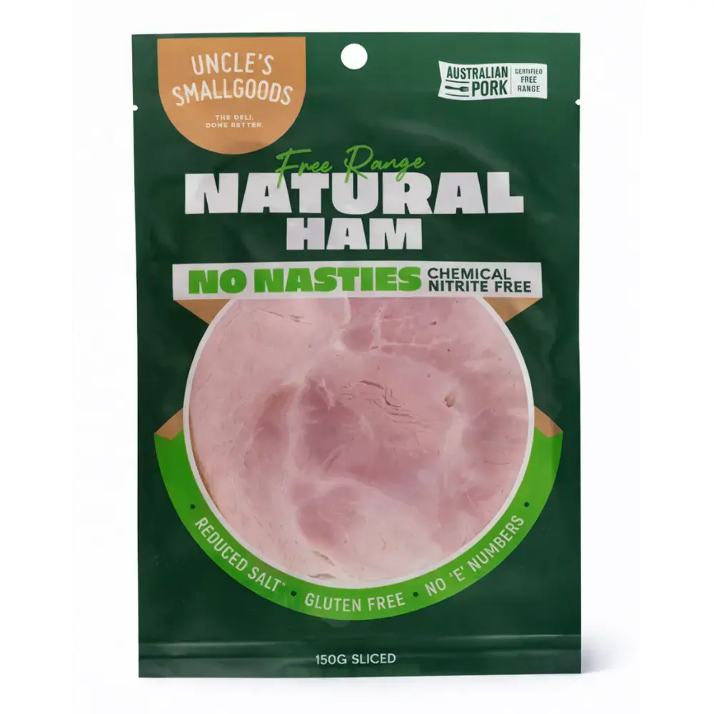 Uncles Smallgoods- Natural Short Cut Bacon Sliced
