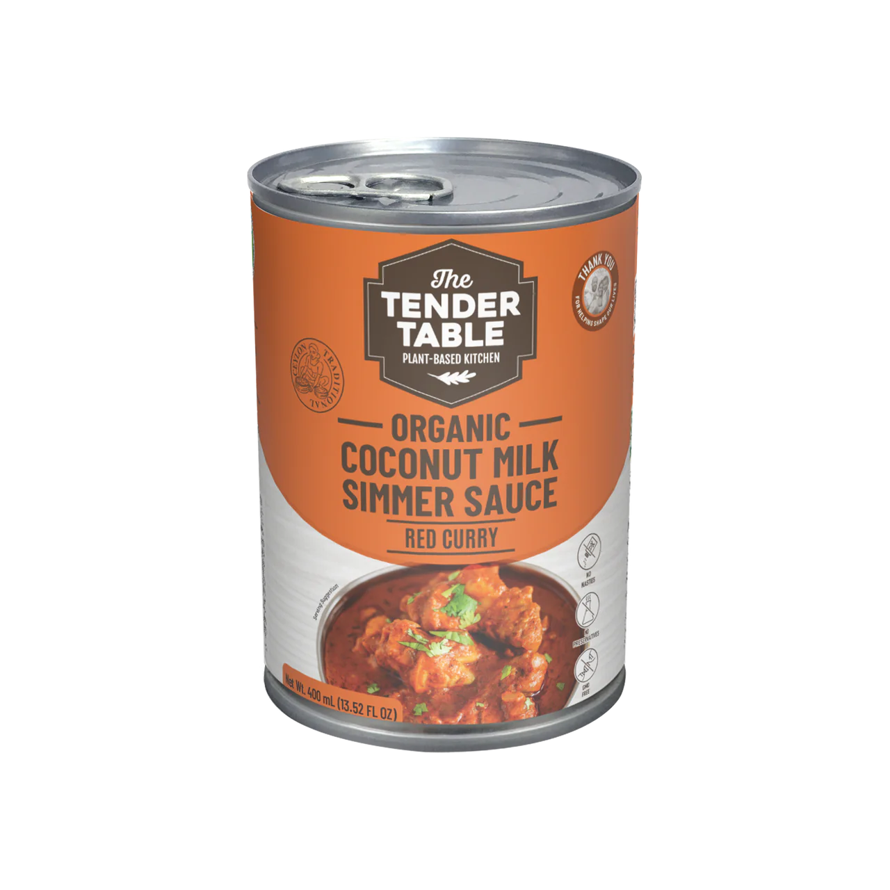 The Tender Table Organic Coconut Milk Simmer Sauce Red Curry