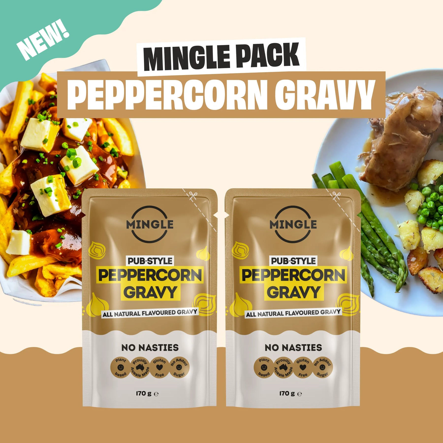 Mingle- Pup Style Peppercorn.Gravy