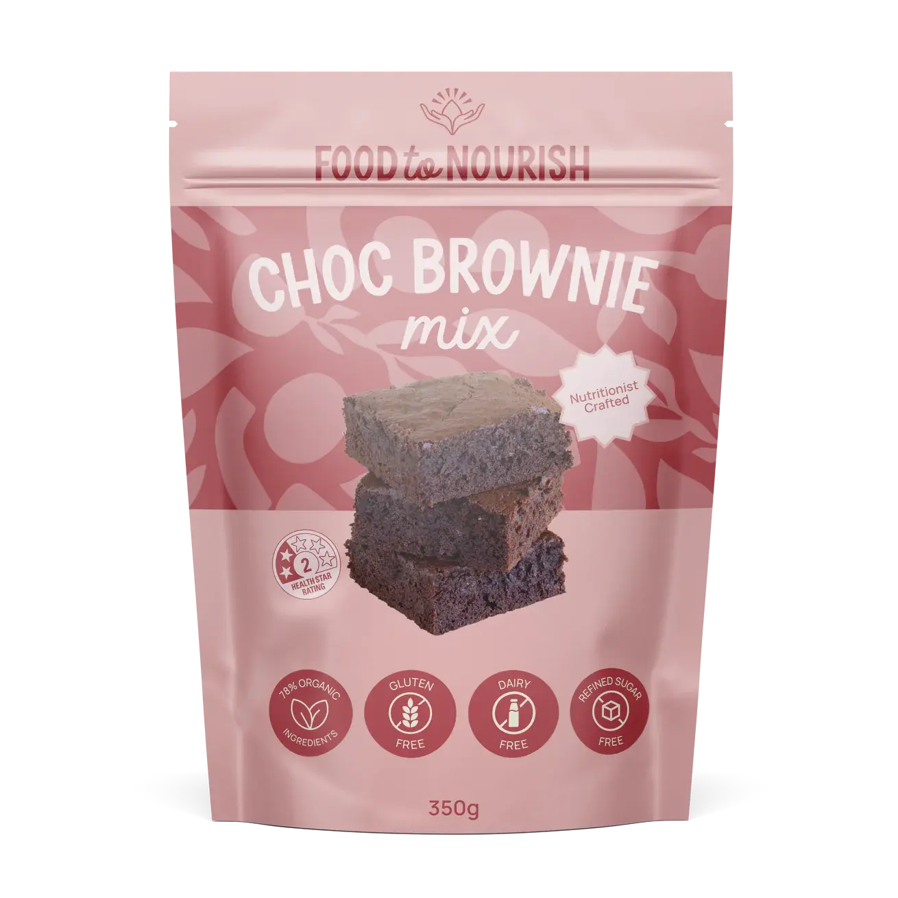 FOODS TO NOURISH- Choc Brownie Mix 350g