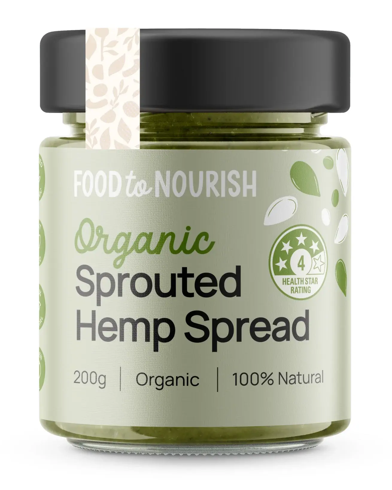 FOODS TO NOURISH- Organic Sprouted Hemp Spread